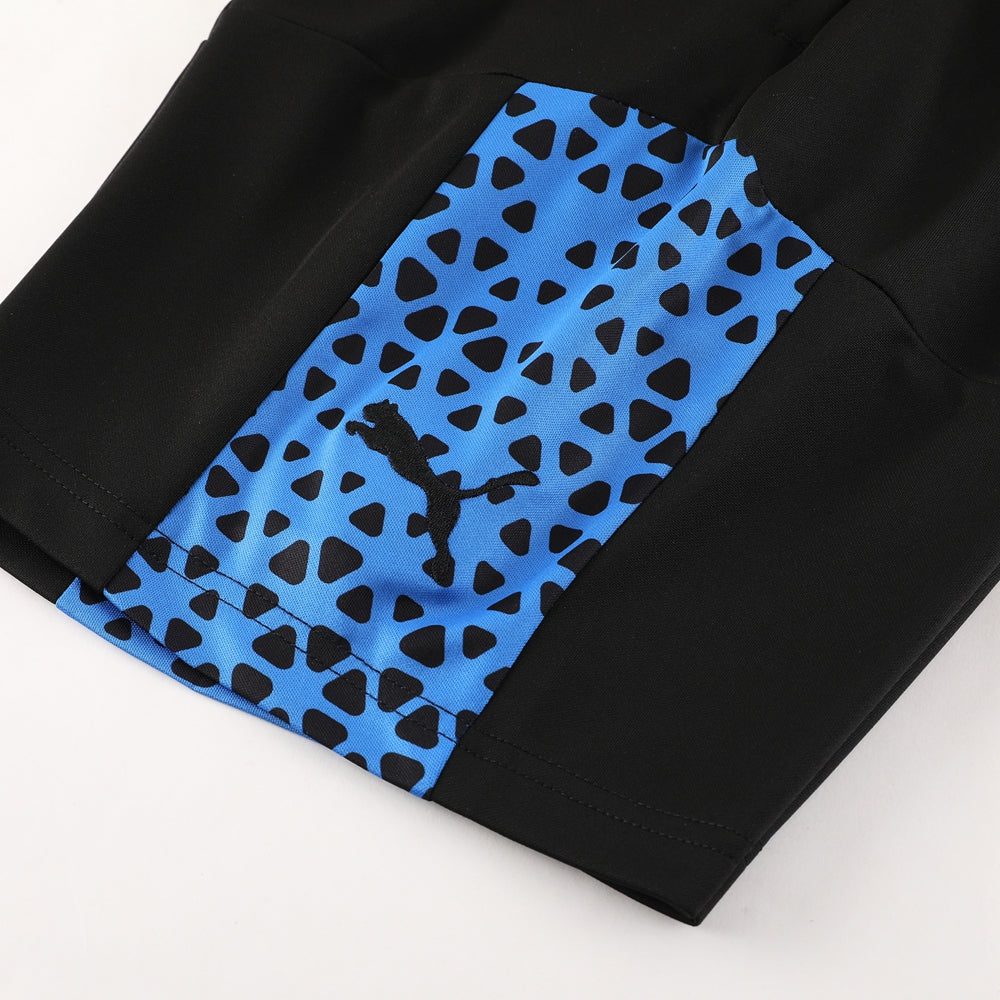 Puma Short Sleeve Training Jersey Set-PD02- Dark Blue/Black - Image 10
