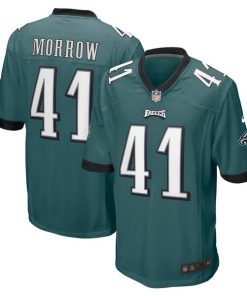 Nicholas Morrow Philadelphia Eagles Nike  Game Jersey - Midnight Green