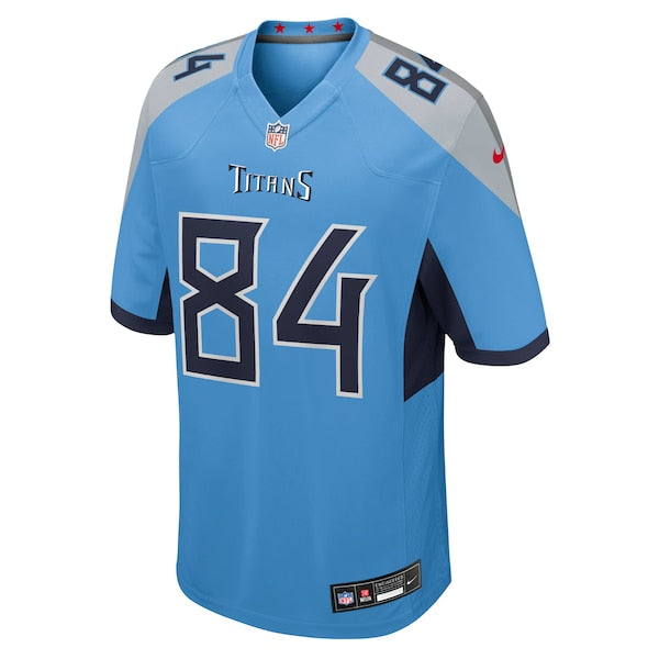 Gunnar Helm Tennessee Titans Nike Team Game Jersey - Light Blue - Image 2