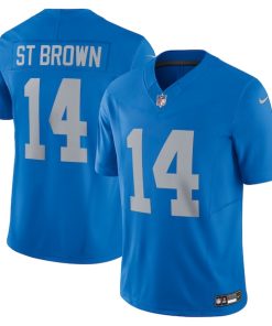 Amon-Ra St. Brown Detroit Lions Nike Vapor F.U.S.E. Alternate Limited Jersey - Blue