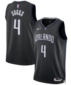 Jalen Suggs Orlando Magic Nike Unisex 2022/23 Swingman Jersey - City Edition - Black