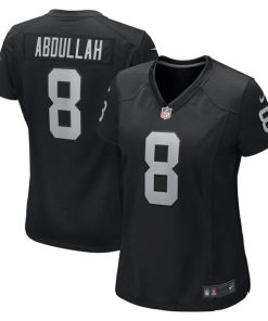 Alternative view of Ameer Abdullah Las Vegas Raiders Nike Women's  Game Jersey -  Black
