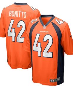Nik Bonitto Denver Broncos Nike Game Player Jersey - Orange