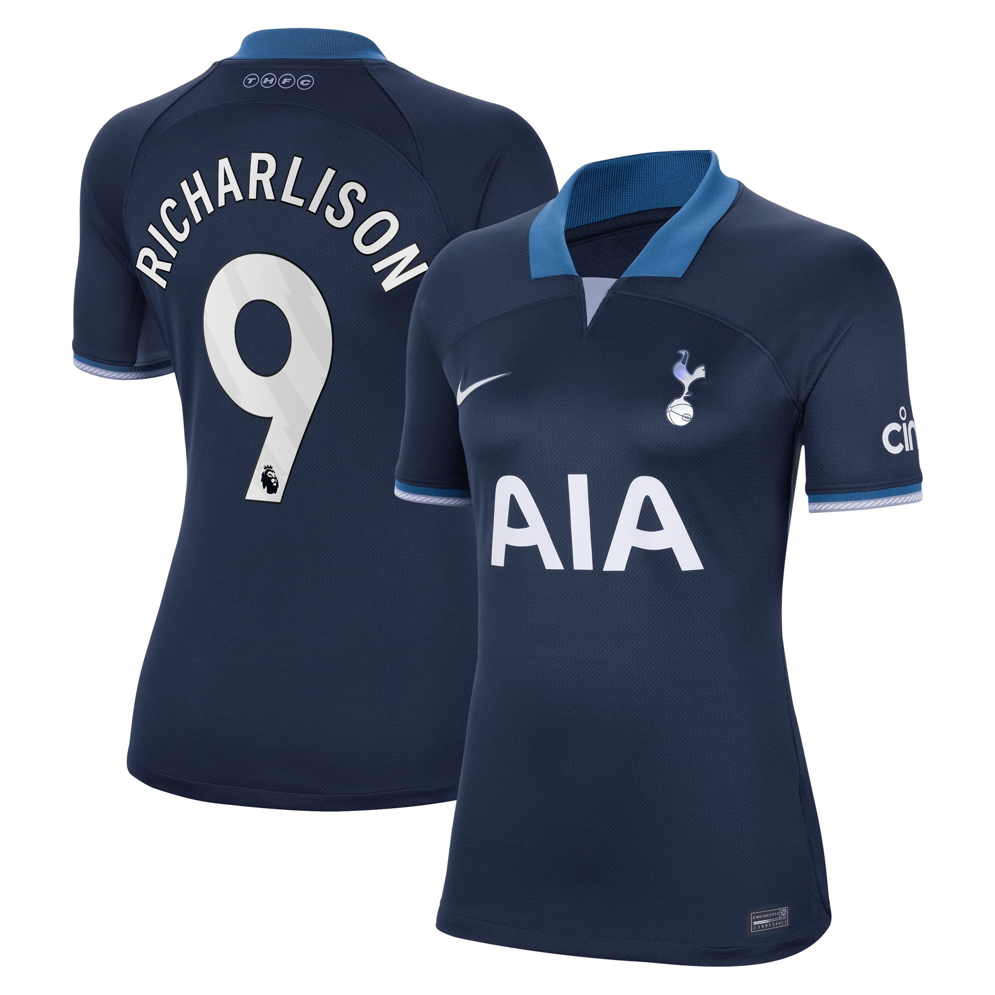 Richarlison Tottenham Hotspur Nike Women's Home 2023/24 Replica Player Jersey - White/Navy/Tan - Image 5