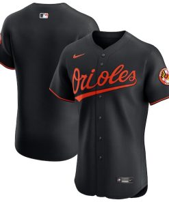 Baltimore Orioles Nike Alternate Vapor Premier Elite Patch Jersey - Black