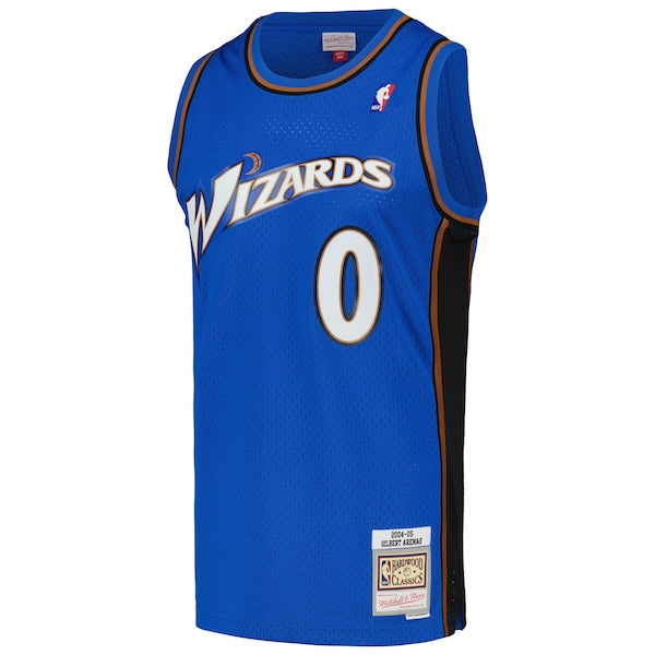 Gilbert Arenas Washington Wizards 2004/05 Hardwood Classics Swingman Jersey - Blue - Image 2