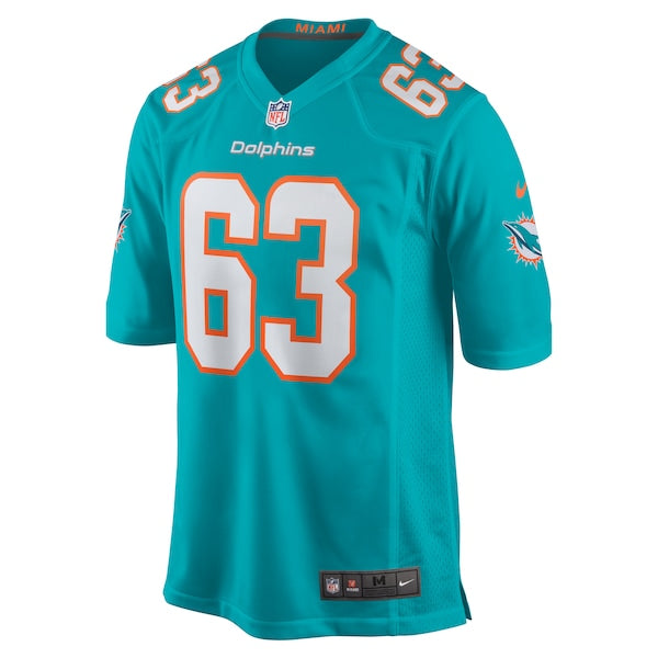 Chasen Hines Miami Dolphins Nike Team Game Jersey - Aqua - Image 2