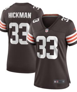 Ronnie Hickman Cleveland Browns Nike Women's Team Game Jersey -  Brown