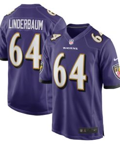 Tyler Linderbaum Baltimore Ravens Nike Player Game Jersey - Purple