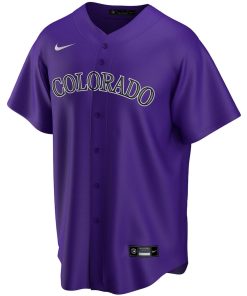 Alternative view of Charlie Blackmon Colorado Rockies Nike Youth Alternate Replica Player Jersey - Purple