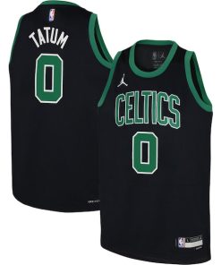 Jayson Tatum Boston Celtics Jordan Brand Youth Swingman Jersey - Statement Edition - Black
