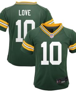 Jordan Love Green Bay Packers Nike Preschool Team Player Game Jersey - Green
