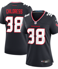 Zion Childress Houston Texans Nike Women's Team Game Jersey -  Navy