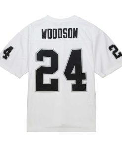Alternative view of Charles Woodson Las Vegas Raiders Legacy Replica Jersey - White