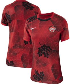 Canada Women's National Team Nike Women's 2023 Home Replica Jersey - Red