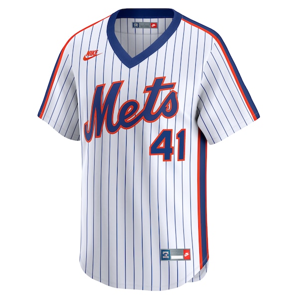 Tom Seaver New York Mets Nike Throwback Cooperstown Limited Jersey - White - Image 2