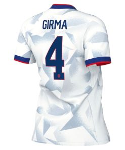 Alternative view of Naomi Girma USWNT Nike Women's 2025 Home Replica Player Jersey - White