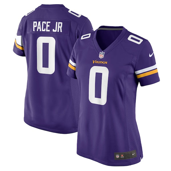 Ivan Pace Jr Minnesota Vikings Nike Women's Game Jersey - Purple/White