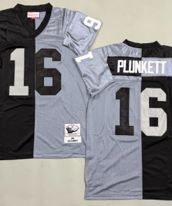 Jim Plunkett Las Vegas Raiders Authentic Split Throwback Retired Player Jersey