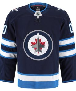 Alternative view of Winnipeg Jets  Home Authentic Pro Custom Jersey - Navy