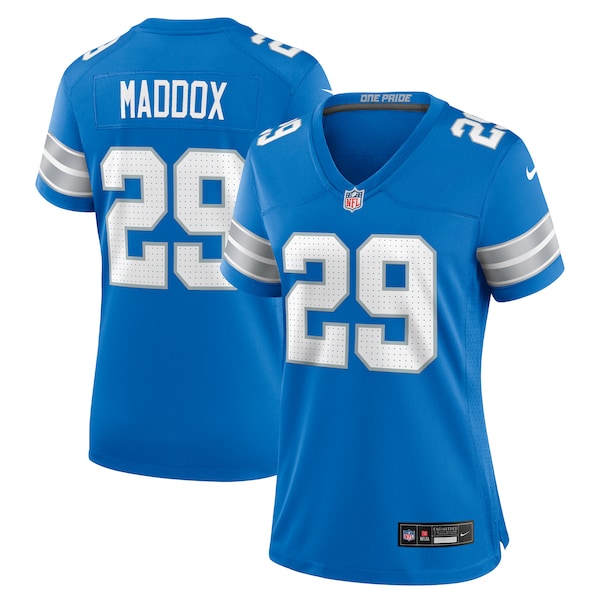 Avonte Maddox Detroit Lions Nike Women's Team Game Jersey - Blue