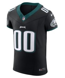 Alternative view of Philadelphia Eagles Nike Alternate Vapor F.U.S.E. Elite Custom Jersey - Black