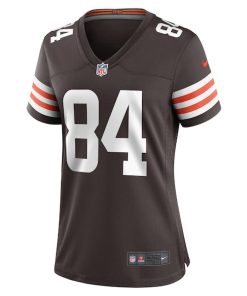 Alternative view of Jordan Akins Cleveland Browns Nike Women's Team Game Jersey -  Brown
