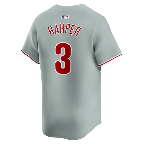 Bryce Harper Philadelphia Phillies Nike Away Limited Player Jersey - Gray/White - Image 5