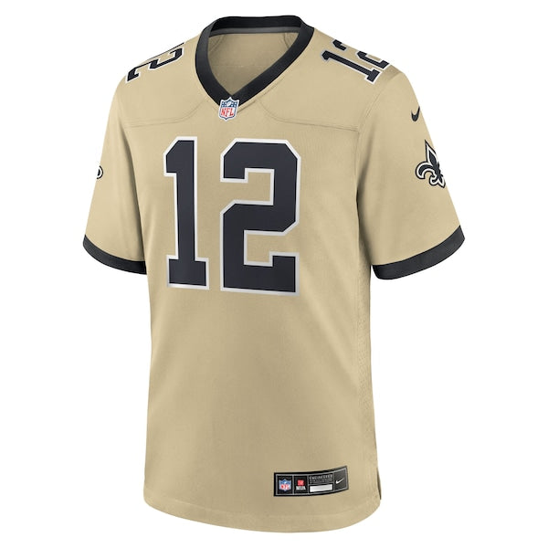 Chris Olave New Orleans Saints Nike Youth Gameday Golds Alternate Game Player Jersey - Gold/White - Image 5