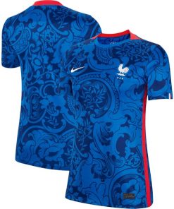 France Women's National Team Nike Women's 2022/23 Home Replica Blank Jersey - Blue