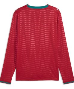 Alternative view of Portugal National Team Puma 2026 Home Replica Long Sleeve Jersey - Red