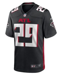 Alternative view of Micah Abernathy Atlanta Falcons Nike Team Game Jersey -  Black