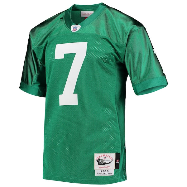 Michael Vick Philadelphia Eagles 2010 Authentic Throwback Retired Player Jersey - Kelly Green - Image 2