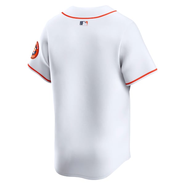 Houston Astros Nike Home Limited Jersey - White - Image 3