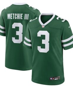 John Metchie III New York Jets Nike Team Game Jersey - Legacy Green