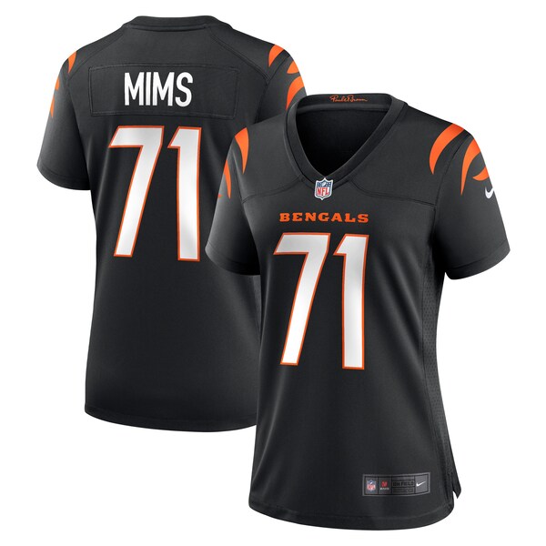 Amarius Mims Cincinnati Bengals Nike Women's Game Jersey - Black