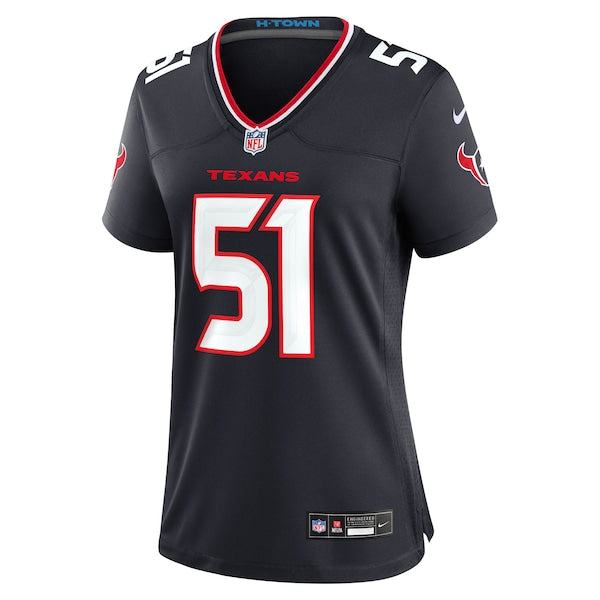 Will Anderson Jr. Houston Texans Nike Women's Game Jersey - Navy/Red/White - Image 3