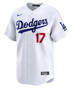 Alternative view of Shohei Ohtani Los Angeles Dodgers Nike Home Limited Player Jersey - White