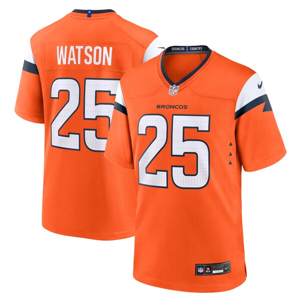 Blake Watson Denver Broncos Nike Team Game Jersey - Orange - Image 2