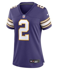 Alternative view of Alexander Mattison Minnesota Vikings Nike Women's Classic Player Game Jersey - Purple
