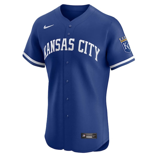 Kansas City Royals Nike Alternate Vapor Premier Elite Patch Jersey - Royal - Image 3