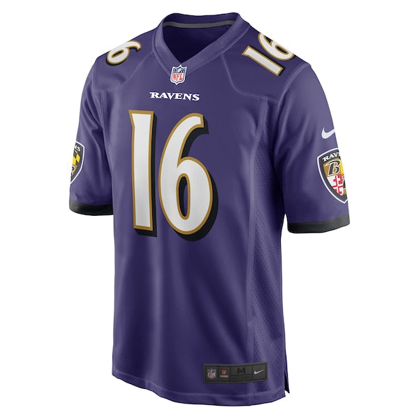 Tylan Wallace Baltimore Ravens Nike Game Jersey - Purple - Image 2