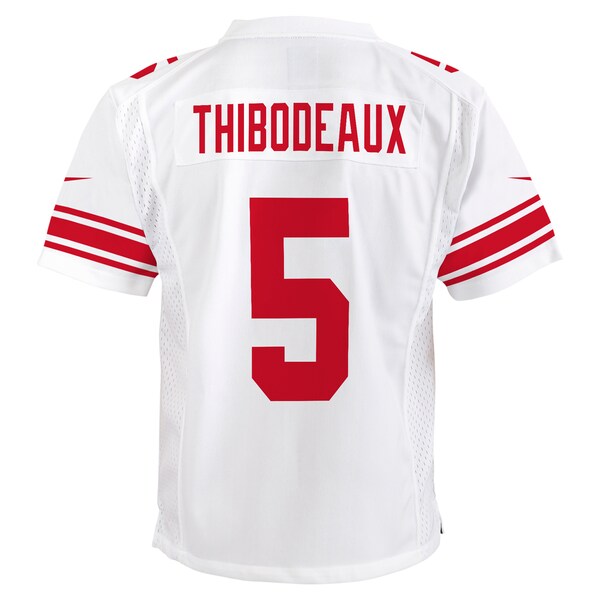 Kayvon Thibodeaux New York Giants Nike Youth Player Game Jersey - White - Image 4