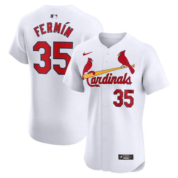 Jos¨¦ Ferm¨ªn St. Louis Cardinals Nike Home Elite Player Jersey - White