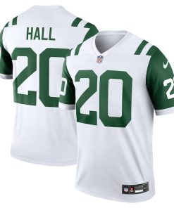 Alternative view of Breece Hall New York Jets Nike Classic Alternate Legend Jersey - White