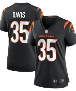 Jalen Davis Cincinnati Bengals Nike Women's Game Player Jersey - Black