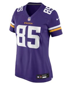 Alternative view of Ben Yurosek Minnesota Vikings Nike Women's Team Game Jersey -  Purple