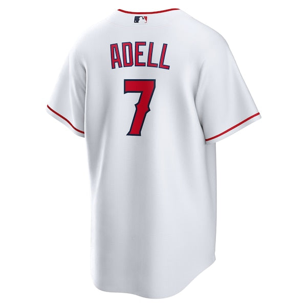 Jo Adell Los Angeles Angels Nike Home Replica Jersey - White - Image 3