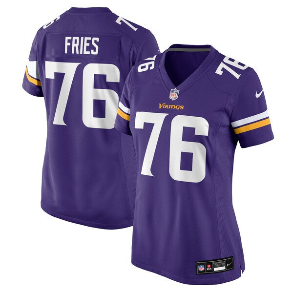 Will Fries Minnesota Vikings Nike Women's Team Game Jersey - Purple