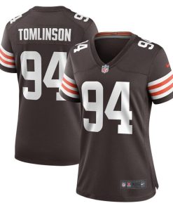 Dalvin Tomlinson Cleveland Browns Nike Women's Game Player Jersey - Brown